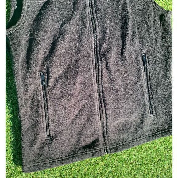 Columbia Sportswear BLACK Fleece Jacket Vest Mens SZ M - Picture 3 of 5